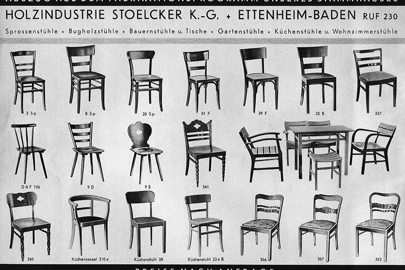 Stoelcker product overview 1935